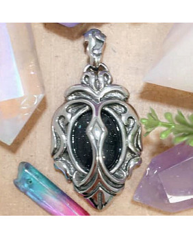 Gothic rock pendant with...