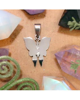 Butterfly pendant with...