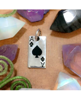 Silver pendant Card game