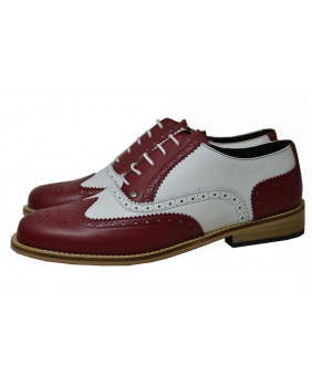 Street shoes burgundy and...