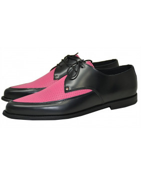 Zapatos urban negro y rosas...