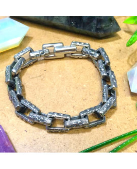 Bracelet chaîne sculptée