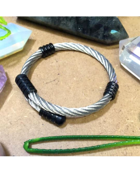 Bracelet cable en stainless steel