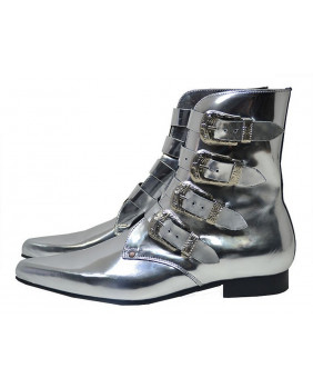 Boots thin western silver...