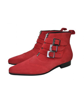 Boots Années Sixties rouges...