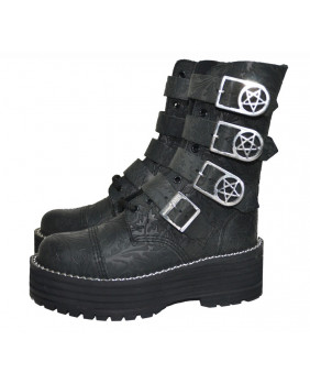 Boots wedge soles Gothic...