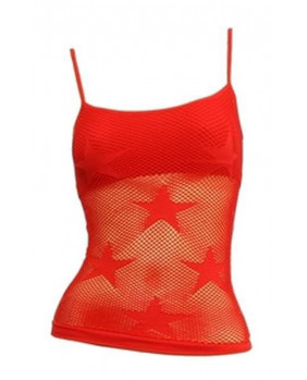 Star Red punk top