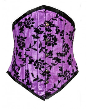 Romantic purple lurex waist...