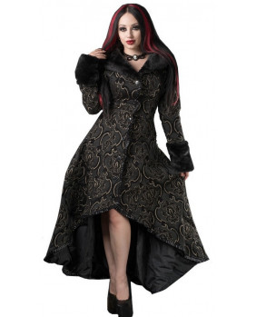 Gothic long coat in black...