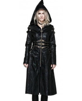 Gothic coat with removable...