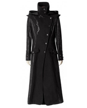 Manteau gothique noir Nosphera