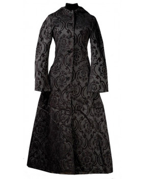 Long gothic brocade coat...