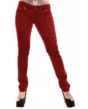 Swallow red pants
