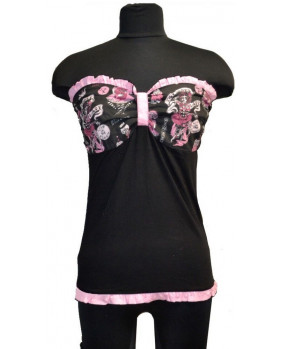 Psychobilly pin-up top