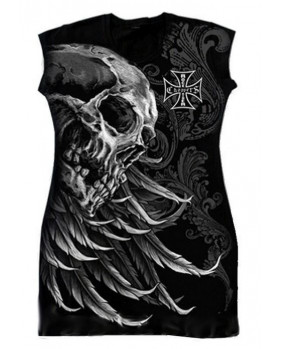 Black Death Angel Tee Shirt...