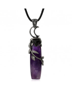 Witchy amethyst moon and...