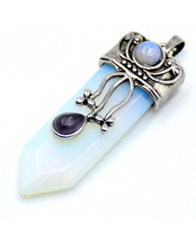 Pendentif wicca pointe...
