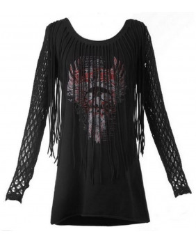Gothic fringed top
