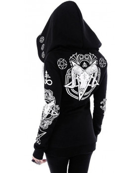 Occult hoodie jacket