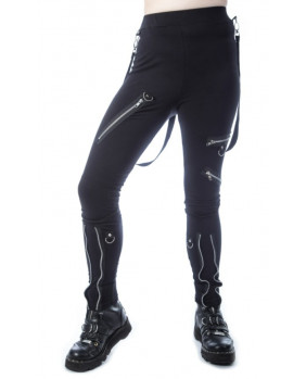 Black leggings with zips...