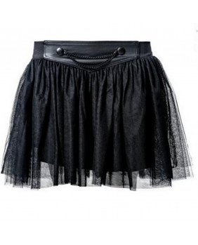 Black gothic rock skirt