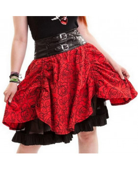 Red & Black Everwake Skirt