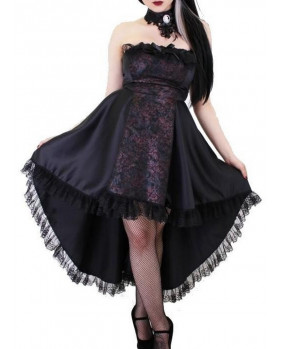 Gothic satin dress Esme