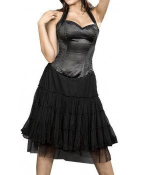 Black strapless dress Marylin