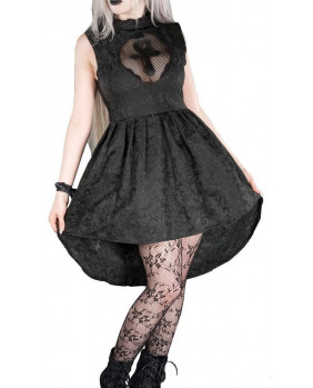 Black gothic dress with...