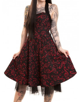 Pinup rockabilly dress with...