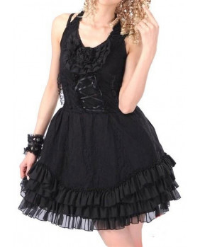 Black gothic dress Obscur Love