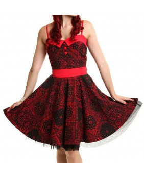 Red and black dress Lois