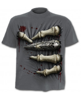 Camiseta Death Grip gris...