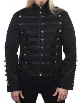 Black military jacket