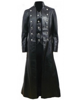 Gothic leather look coats Lass