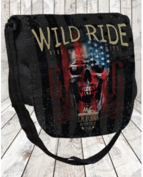 Bikers bag with flap "Wild...
