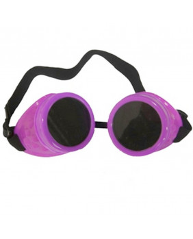Cyber goggle purple gothic