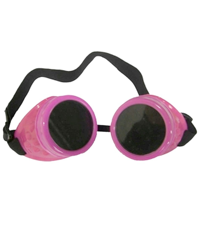 Goggle cyber gothique roses
