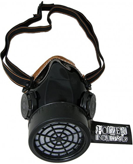 Masque respirateur noir cyber steampunk