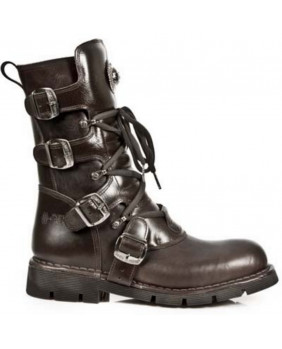 Newrock brown leather boots...