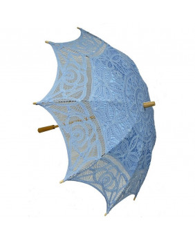 Gothic blue umbrella