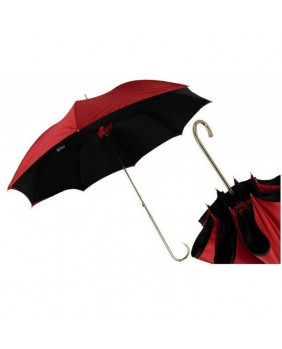 Paraguas gótico rojo