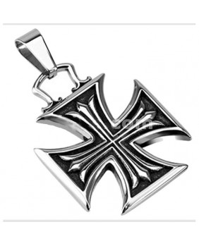 Maltese cross pendant
