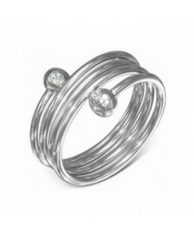 Steel fashion ring