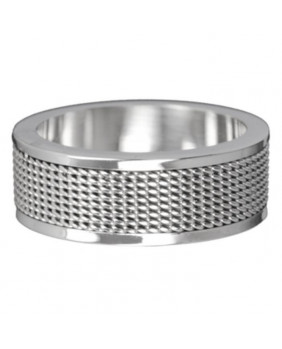 Men's ring in stainless steel