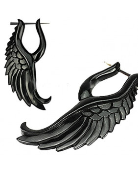 Fancy black earrings