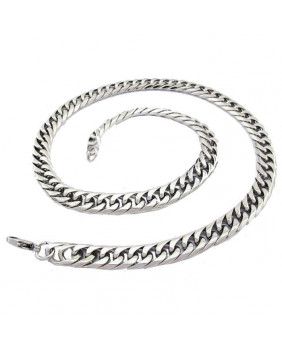 Collier stainless steel argent