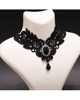 Gothic lace necklace
