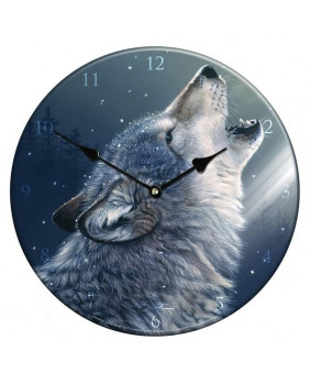 Ascending Song wolf clock