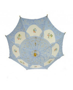 Mini ombrelles gothique bleu